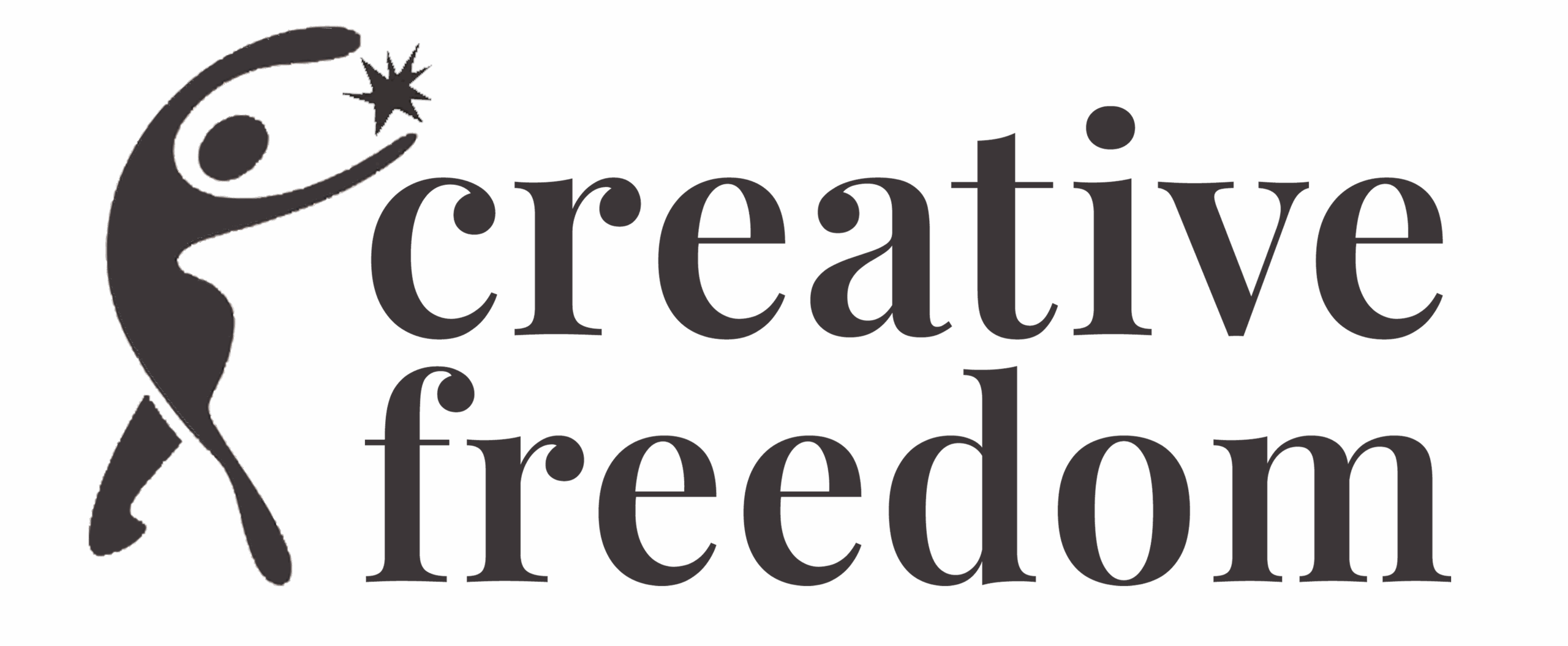 creative freedom logo stack pl star