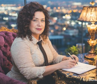 Laurie boss writer lady side crop copy